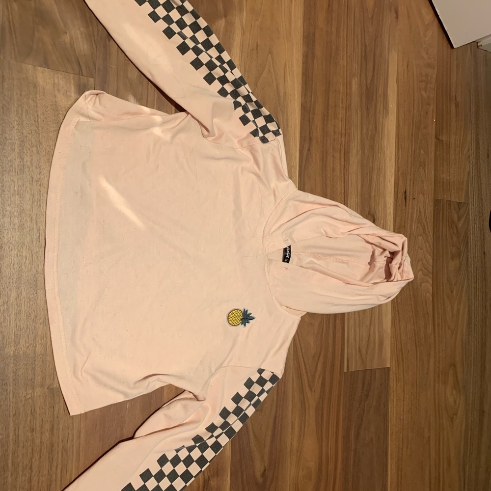 Romwe crop top hoodie